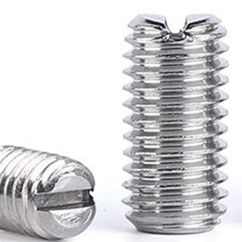 304 Stainless Steel Slotted Set Screw, Headless (M2-M6)