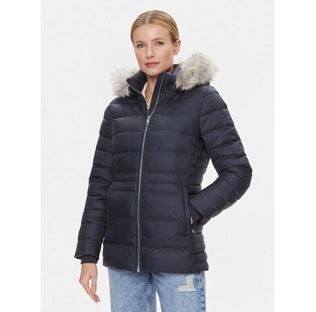 Down Jacket Tommy Hilfiger WW0WW39746 Blue Regular Fit