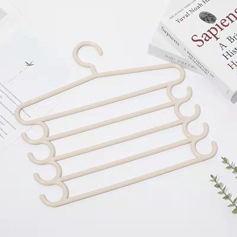 

Вешалки для одежды Вешалки для брюк Держатели Шкаф 5 слоев Брюки Полотенце Шарфы Стойка бежевый