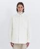Winder Wobble Quilting Padded Shirts Parka - Ivory