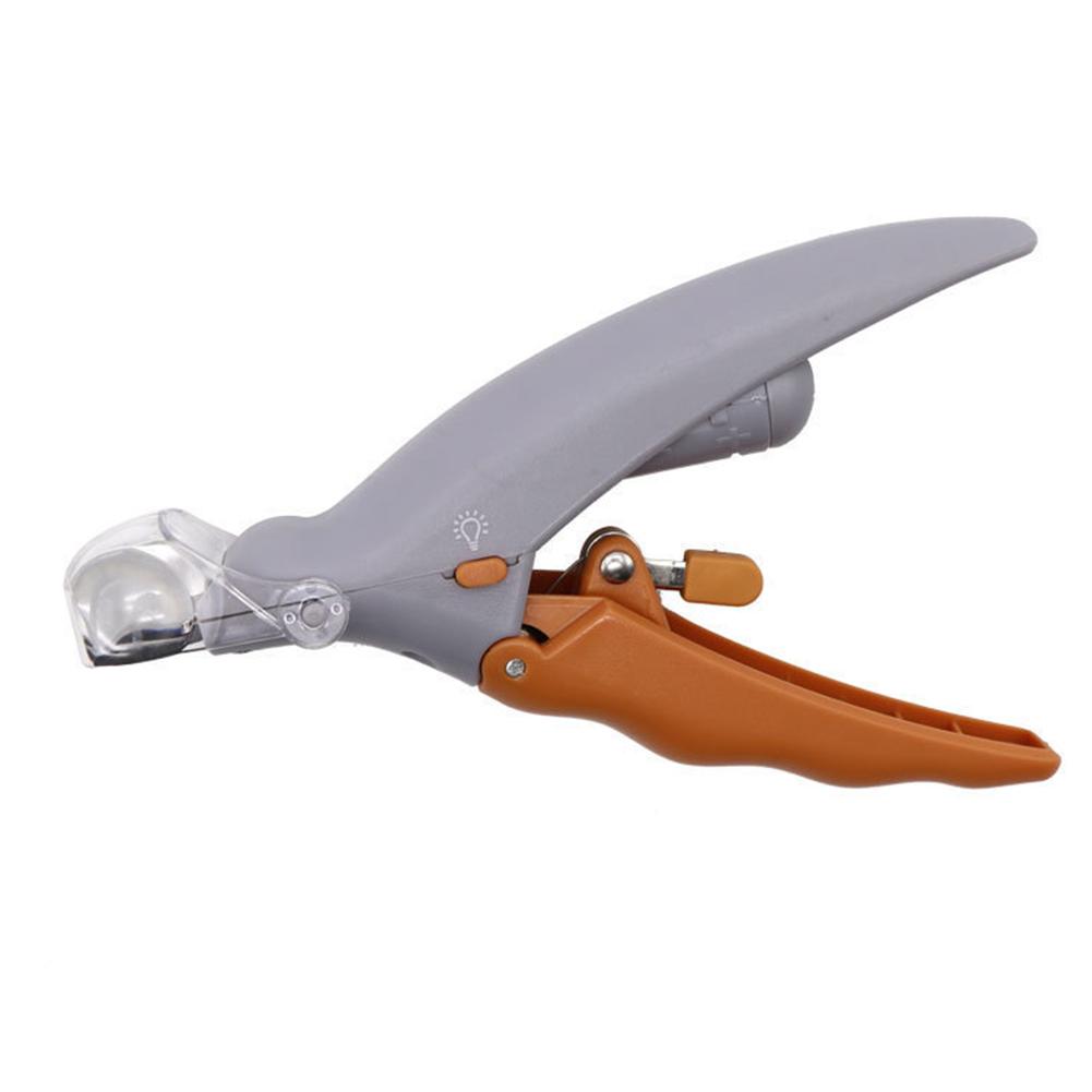 

Professional Pet Nail Clippers with LED Light Cat Dog Toenail Trimmer with Safety Guard Sharp Stainless Steel Grooming Scissors