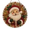 Diamond Painting Christmas Ornament Kit Faux Pearl Hanging Kit, DIY 3D Beads Handmade Festive Home Decor Art Craft, Acrylic Gem Board for Window,