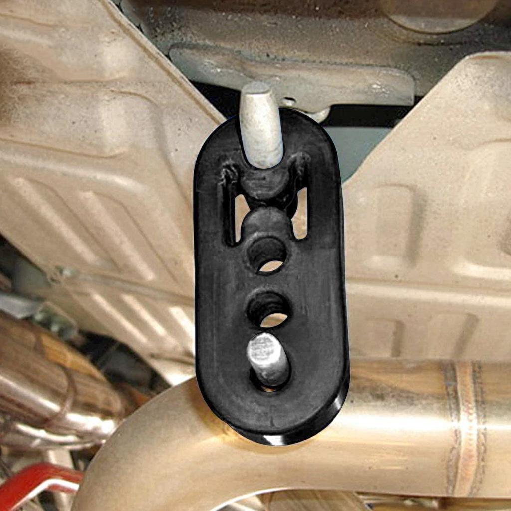 Muffler Hanger Mount, Set of 2, Reinforced 4 Holes, Muffler Bushing, Adjustable Height 3