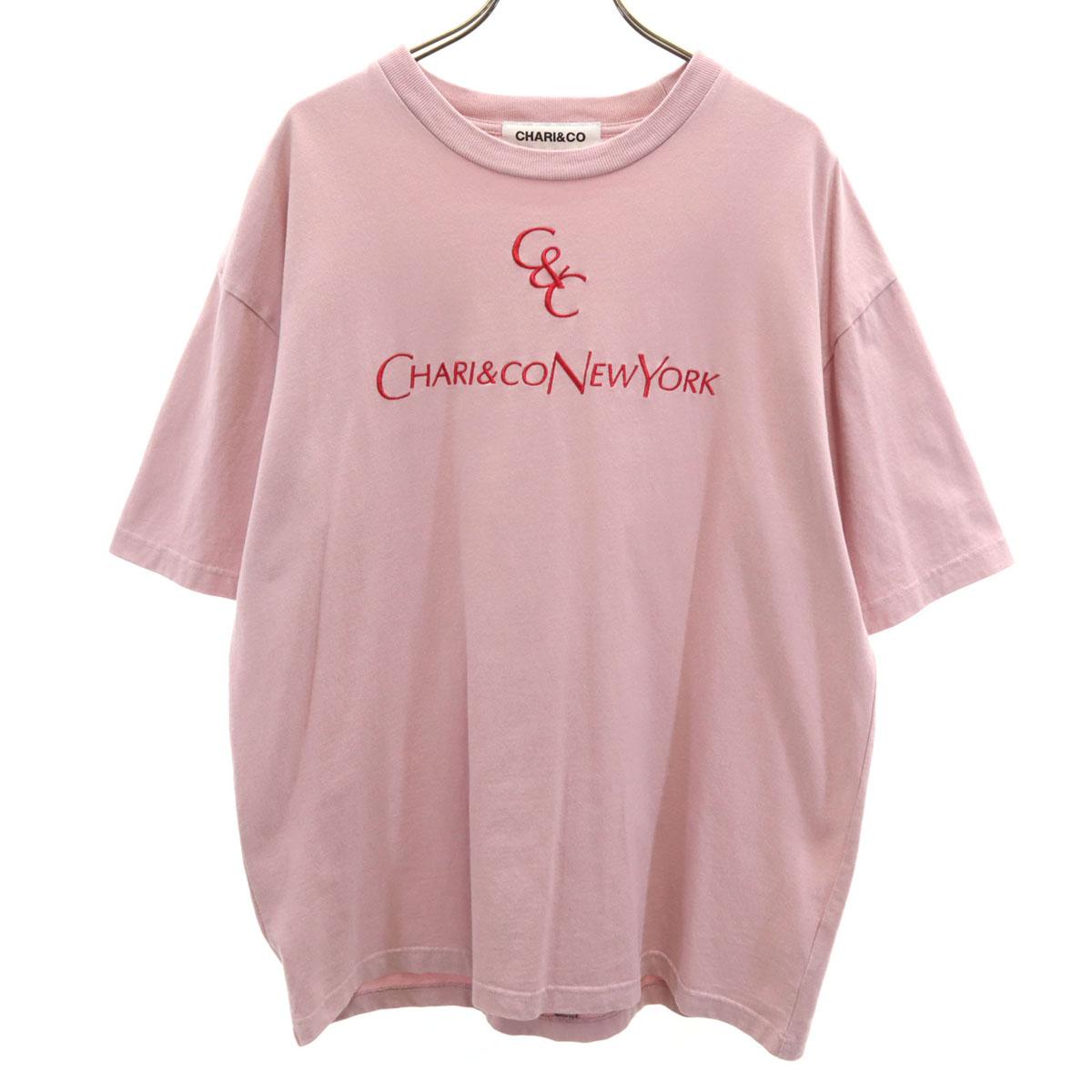 

CHARI&CO. Short sleeve T-shirt L Pink Men s Used