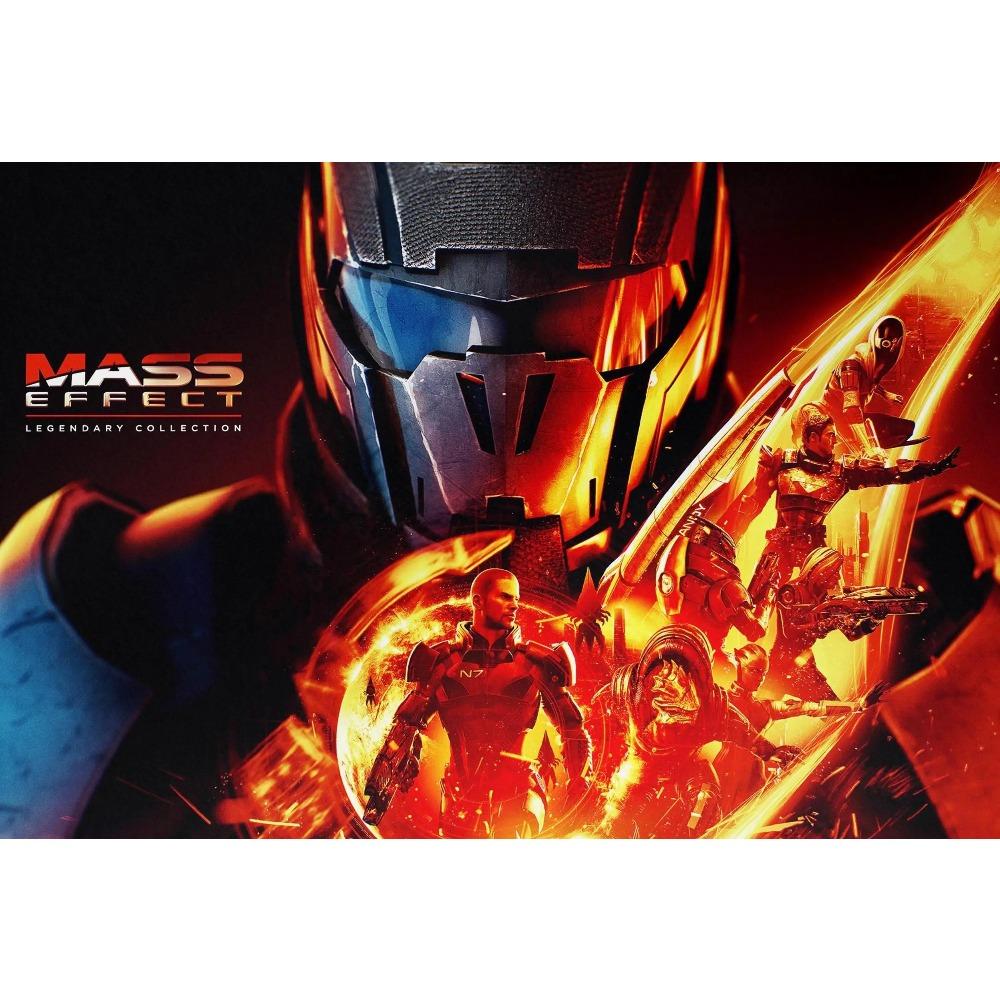 Hett Action Skjutspel Mass Effect Affisch Science Fiction Rymd Prints Canvasmålning Väggkonst Bild Hem Vardagsrum Dekoration