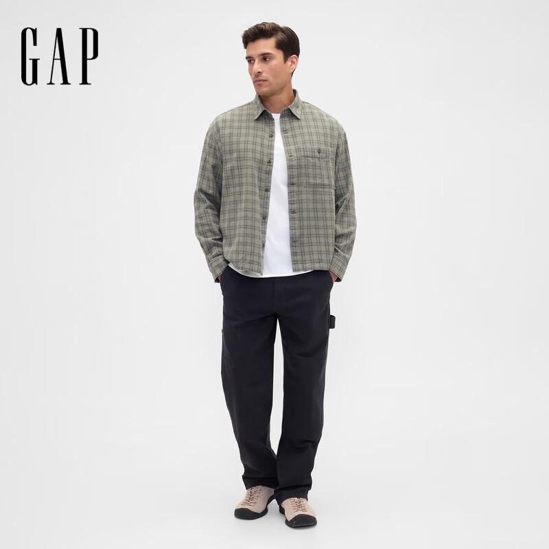 Gap Men s Loose Fit Flannel Long Sleeve Shirt XL (US)
