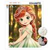Pearl Painting Princess Anna Childhood DIY Pearl Art Painting Pearl Gem Painting Pictures Crafts Special Shape Home Wall Decoration