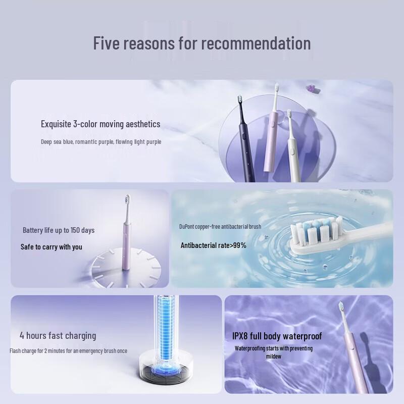 Xiaomi T302 Sonic Electric Toothbrush CN plug (adapter included)