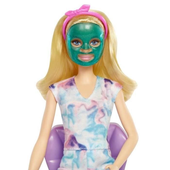 Barbie - Coffret masque de beaute - MATTEL - Blonde - 13 pièces - Pour enfant