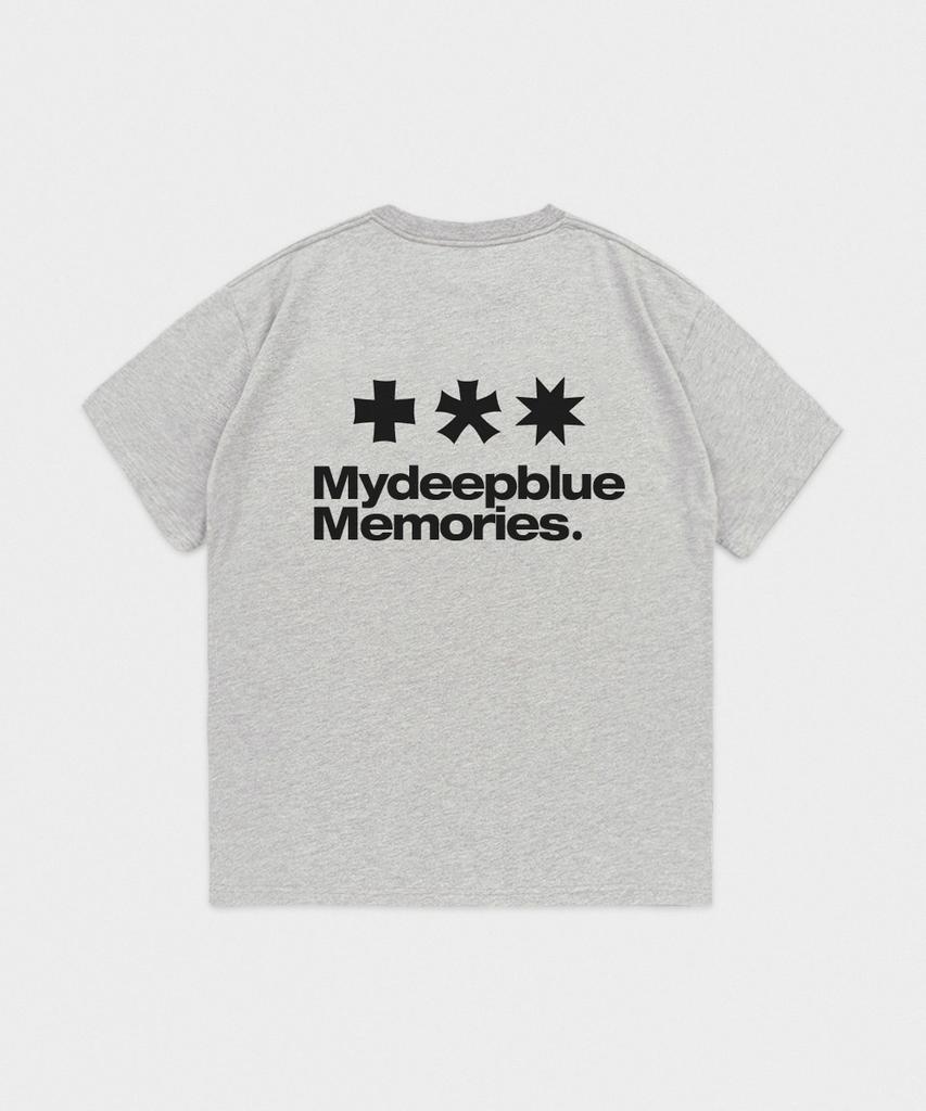 Maidibbeullumemolijeu Mm Symbol Logo T-Shirts (Grey)