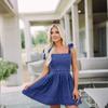 IHUASU Spring Summer Chic Commuter Halter Cowboy Dress