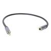 Headphone Extension Cable 3.5mm Male to Female Extension Cord Extender Compatible with Smartphone Tablets 30cm