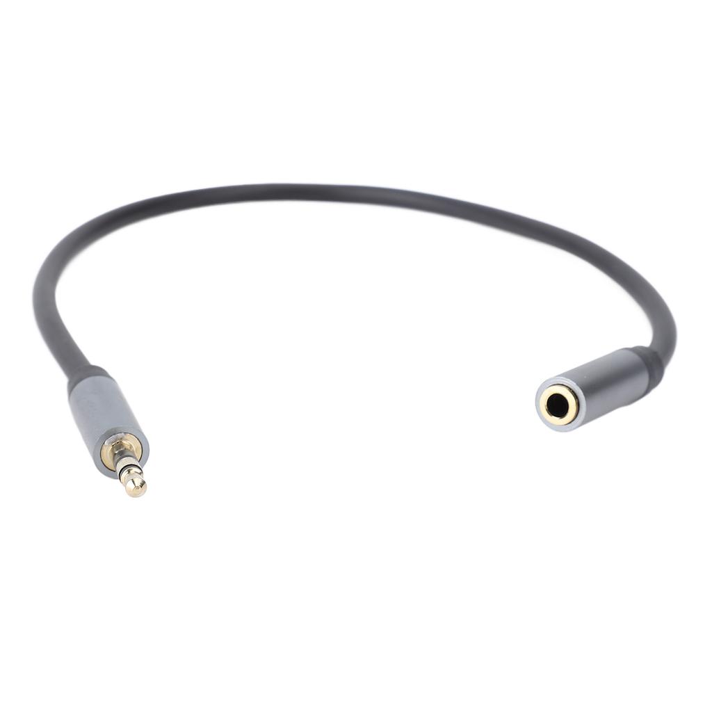 Headphone Extension Cable 3.5mm Male to Female Extension Cord Extender Compatible with Smartphone Tablets 30cm