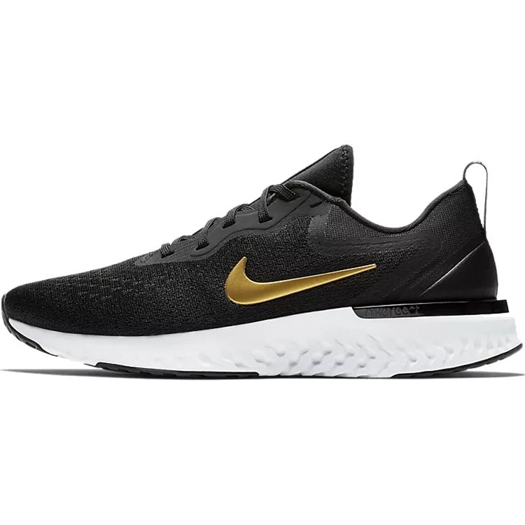 

Женские кроссовки Nike Odyssey React Black Metallic Gold Metallic-Gold-Vast-Grey AO9820-011