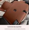 ORA Good Cat Cartoon Leather Car Seat Cushion - Universal Fit, Four Seasons