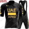 Weißes Team Fahrradtrikot Set Herren Fahrradbekleidung Sets Sommer Rennrad T-Shirts Anzug Fahrrad Trägerhosen MTB Trikot