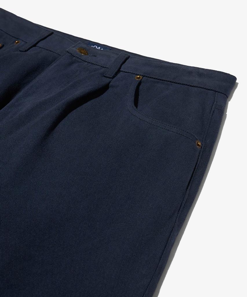 Noa (U) Brushed Pleated Jeans Dark Navy