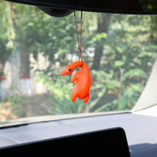 Color-Changing Roast Duck Pendant: Capybara Car-Mount Keychain Reacts To Light & UV Rays, Entertaining Novelty Item