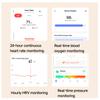 New Lady Health Smart Watch Women Heart Rate Sleep Bracelet Waterproof Sports Smartwatch Stainless Steel Wristband Couple Gift