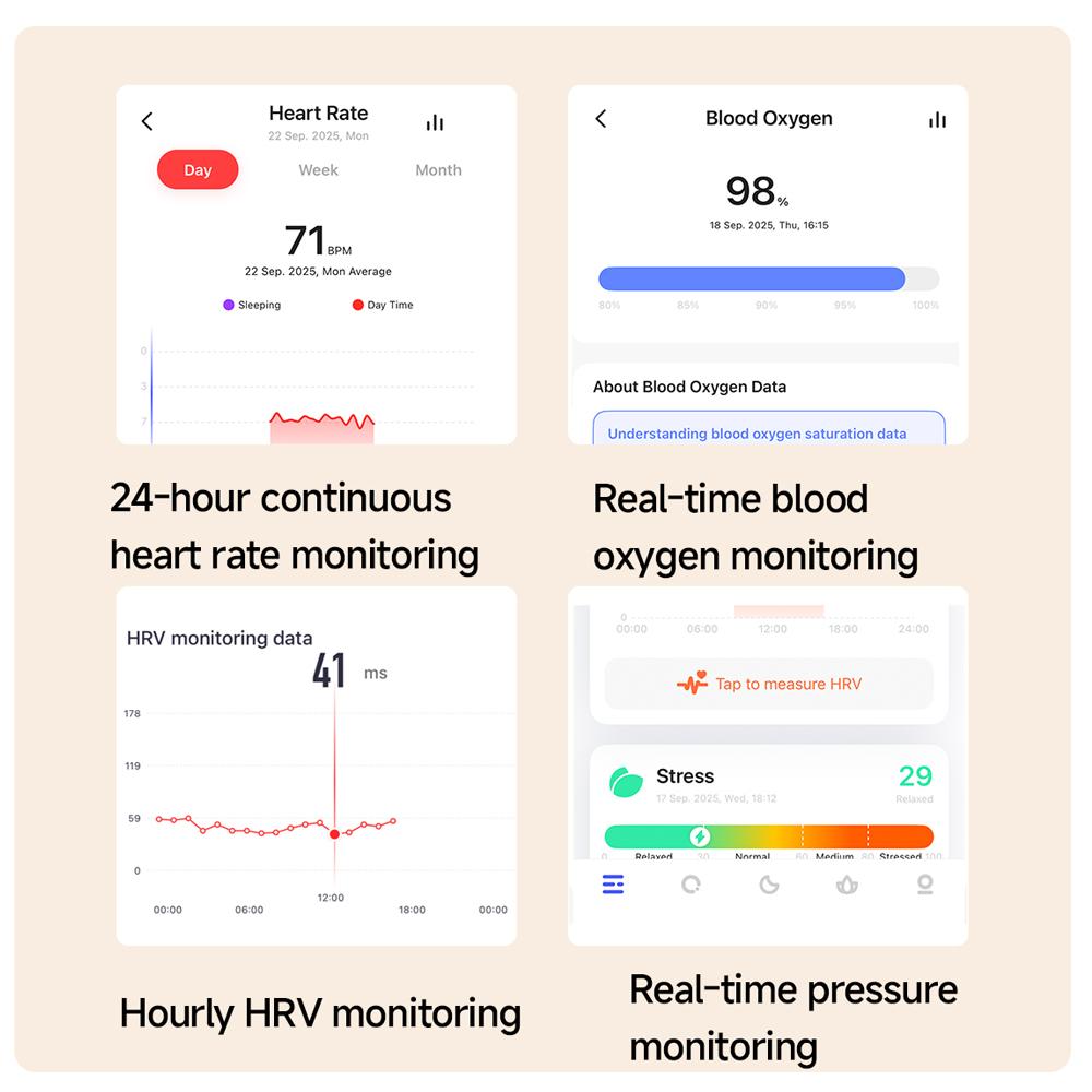 New Lady Health Smart Watch Women Heart Rate Sleep Bracelet Waterproof Sports Smartwatch Stainless Steel Wristband Couple Gift