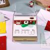 New Products Gift Idea Christmas Ornament Paper Carving 3d Memo Pad with Pen Holder Hole for Novelty Christmas Gift