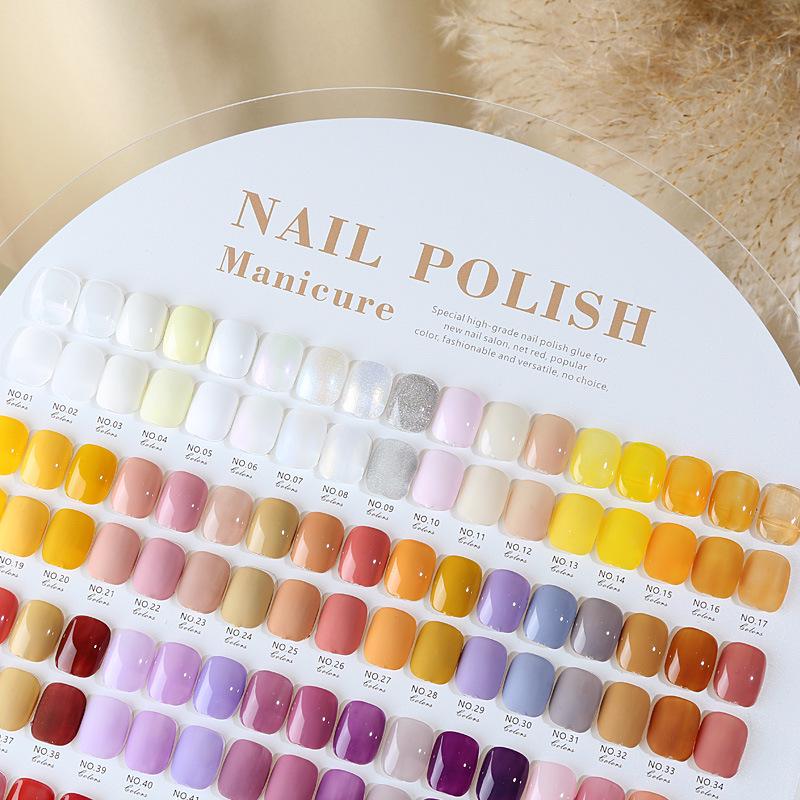 Placă de afișare pentru ojă acrilică cu 102 culori – Suport de salon de înaltă calitate pentru album foto mare