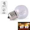 E27 Light Bulb LED Small Oven Light Bulb 40W Lighting High brightness Accessories for Ice Maker Refrigerator Freezer Wall Sconce