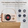 New Multi Functional 360 ° Panoramic Sound Effect Compact Record Player Retro Bluetooth Speaker Audio System for Mobile Phones Computers Desktops 5W