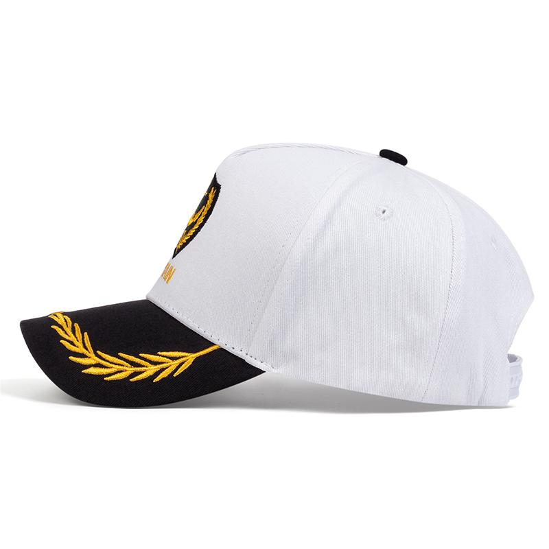 Unisex KÄPT'N/ERSTER MAAT Buchsticken Baseballkappen Frühling und Herbst Outdoor Verstellbare Lässige Hüte Sonnenschutzhut
