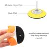 VIBRATITE Car Headlight Restoration Kit, 3 Inch Car Polishing Sanding Discs With 1/4 Inch Shank Backing Pad, Scouring Pads, Buffing Sponge Pads, Soft