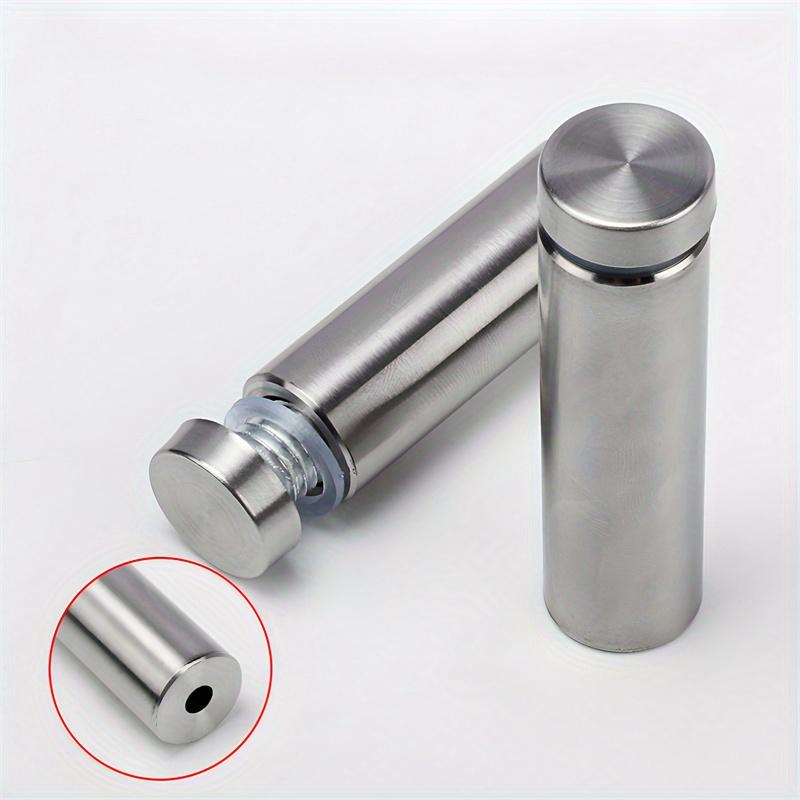 8pcs 12*50mm Stainless Steel Standoff Screws Wall Sign Standoff Mounting Hardware Advertising Glass Standoff Nail For Picture