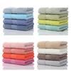 Toalha de Banho Macia e Absorvente de Terry de Algodão, Pano de Rosto, Amigo da Pele, Cor Sólida, Jacquard, para Casa
