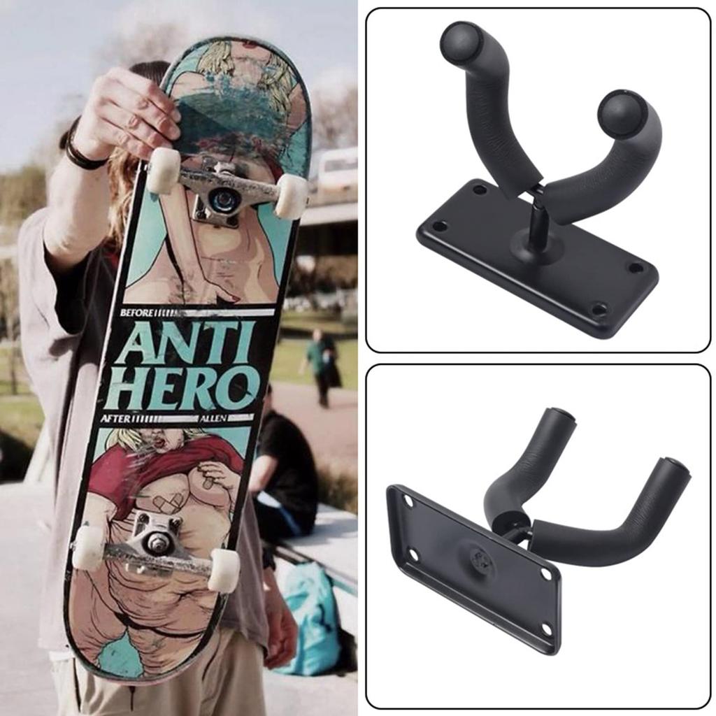 NOELAMOR Skateboard Hook Holder Skateboard Holder Skateboard Hook Skateboard Wall