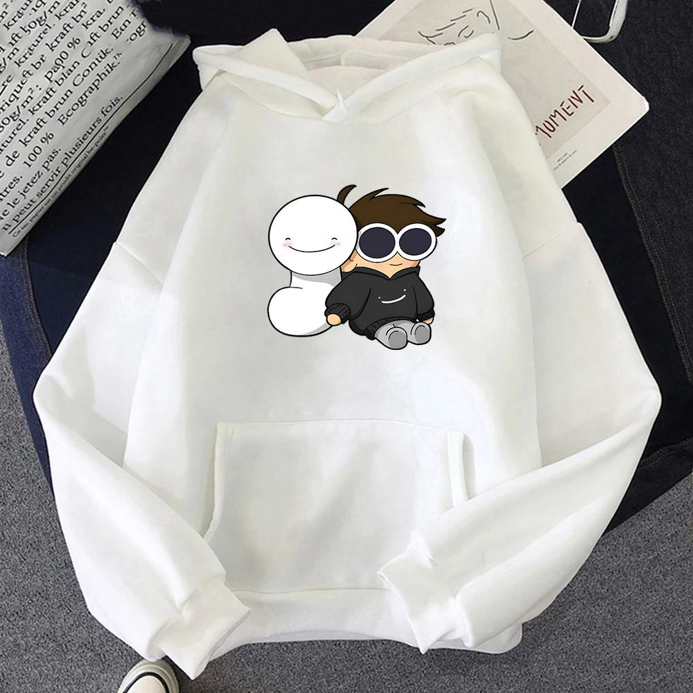 Dream Merch Men's hoodie Dream Smp Vintage Cartoon Loose Hoodie High-quality Casual Sweatshirt