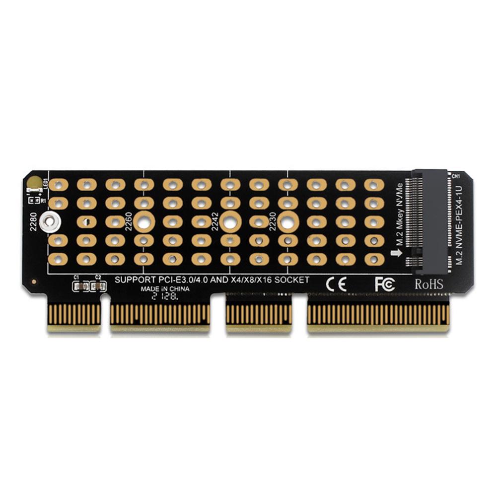 

M2 NVME Card Accelerator Card M.2 M-Key M.2 to PCI-E4.0 Converter for 2230-2280 SSD *