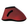 Souris Verticale - LogiLink - Ergonomic Vertical - Sans Fil - Optique - 5 Boutons - Rouge