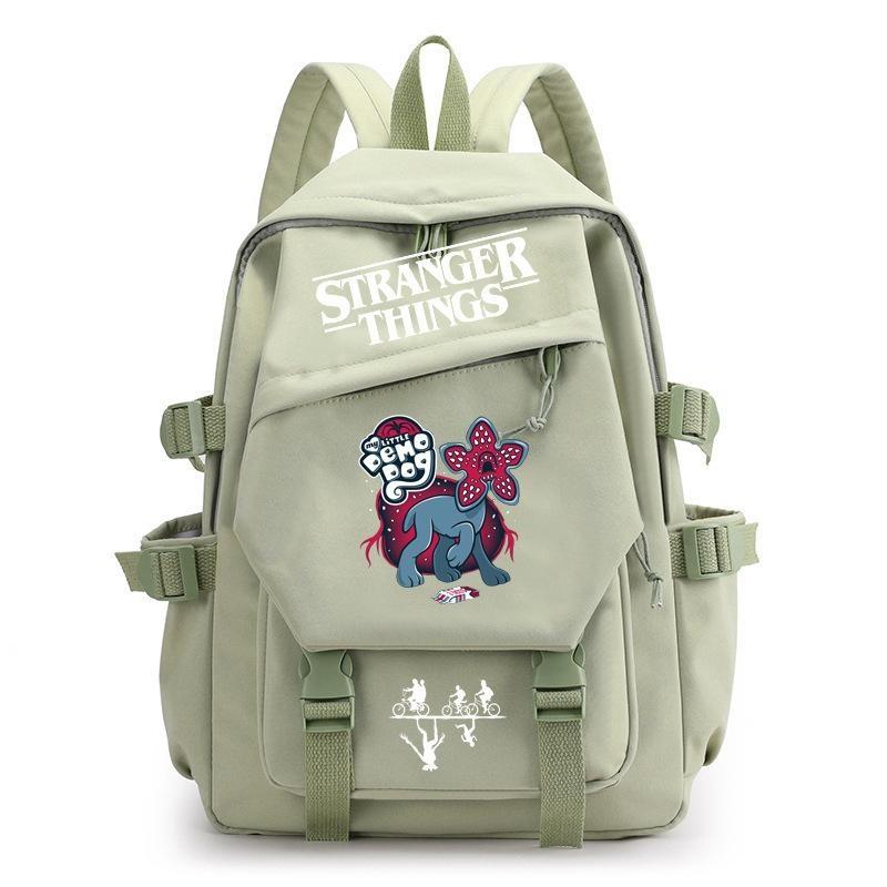 Stranger Things Teenage Printed Backpack Large Capacity Student Schoolbag