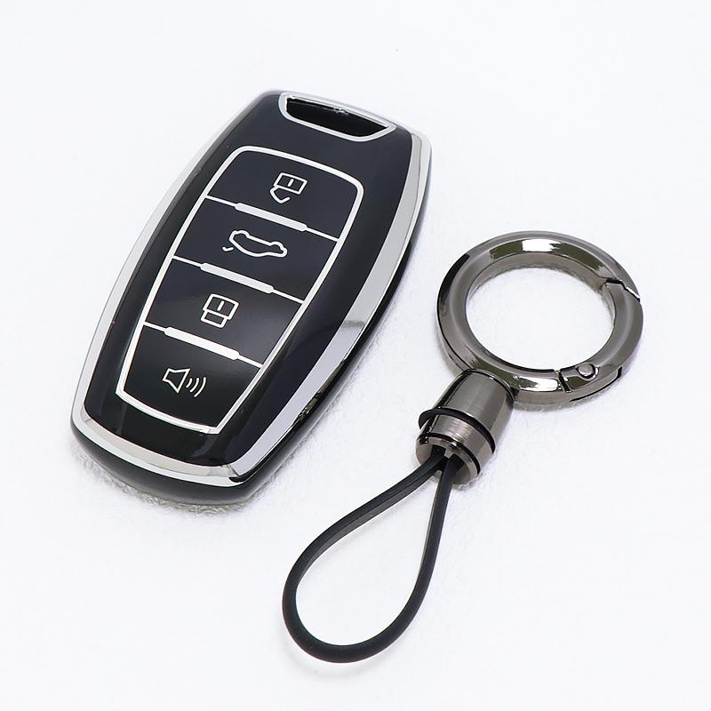 For Great Wall Haval Jolion  H4 H9 F5 F7 F7X F7H H2S H6 H7 Gmw Dargo Tpu Car Key Case Cover Shell Protected Keychain Fob