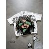 West Coast Harajuku Y2K Style Pattern Graphic Print T-shirt Men Women Cotton Soft Comfortable Loose Casual Oversized Top Summer New Tee