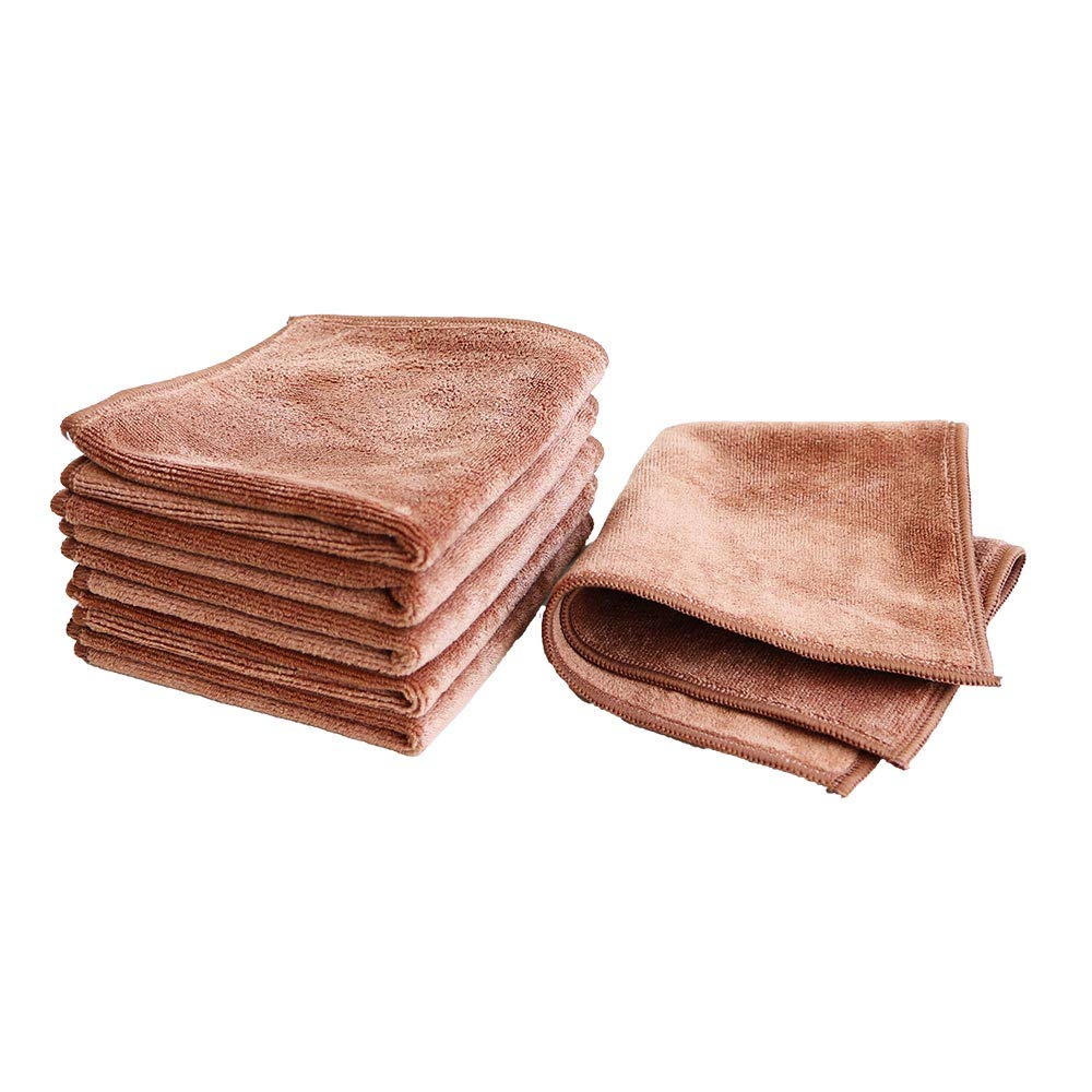 

imaa Набор из 25 см х Мокко Быстросохнущих Носовых Платков, Впитывающие, Быстросохнущие, Полотенца, 6, 25 см,