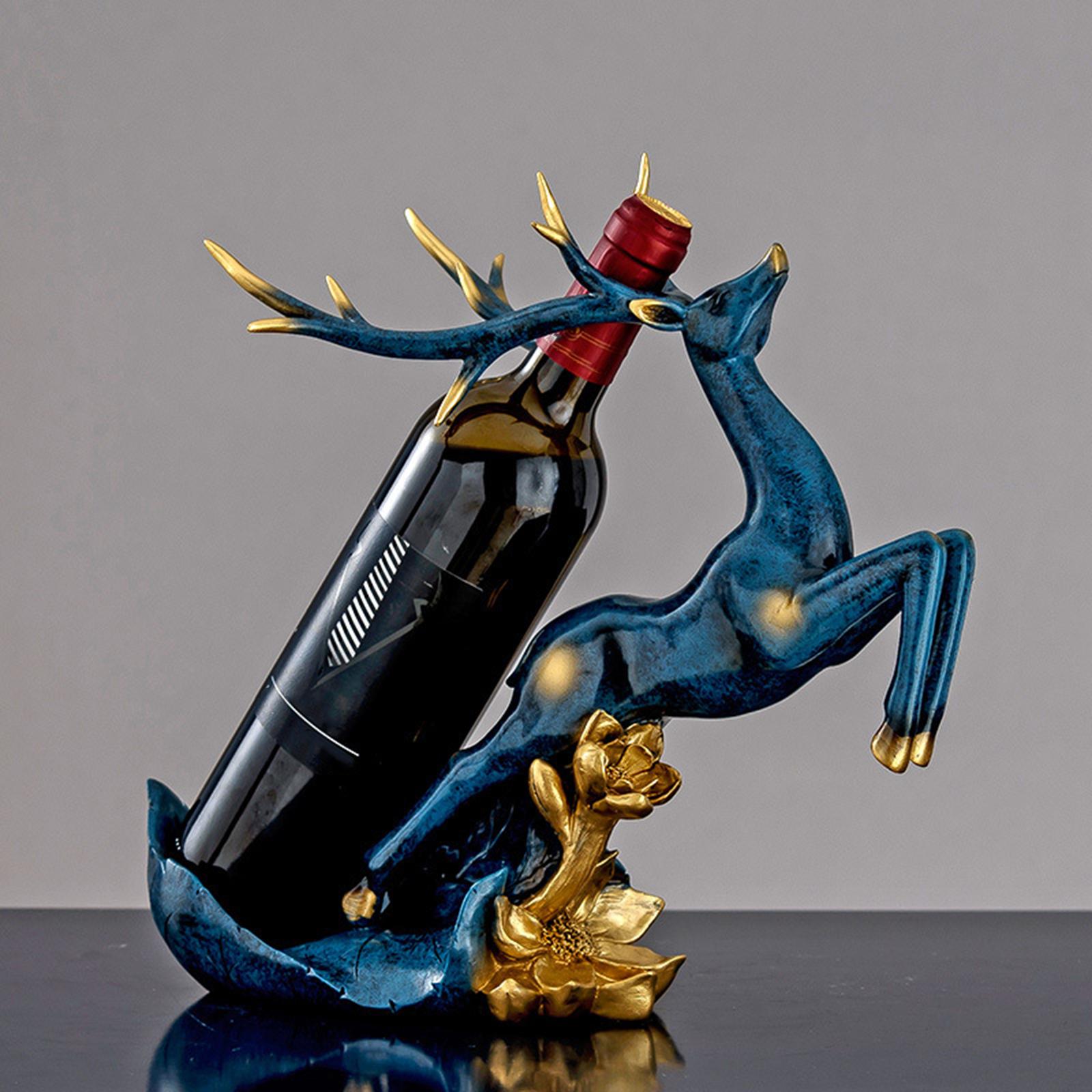 

Wine Rack Accessories Table Wine Holder for Hotel Restaurant Home синий