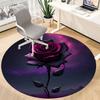 1pc Rose Nebula Office Round Area Rug, Under Office Chairs Bedroom Living Room Home Decor, Room Deco, Available in Various Sizes