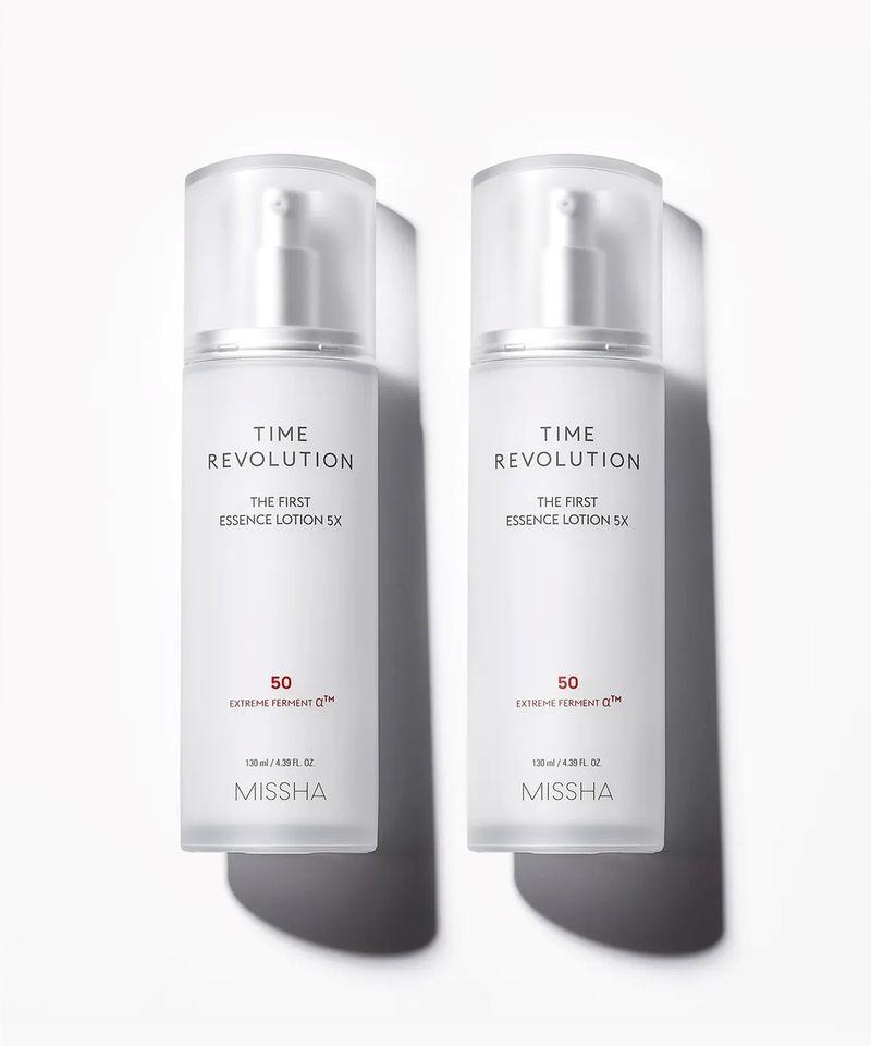 [2 Items] Time Revolution The First Essence Lotion 5X (5th Generation)_130ml