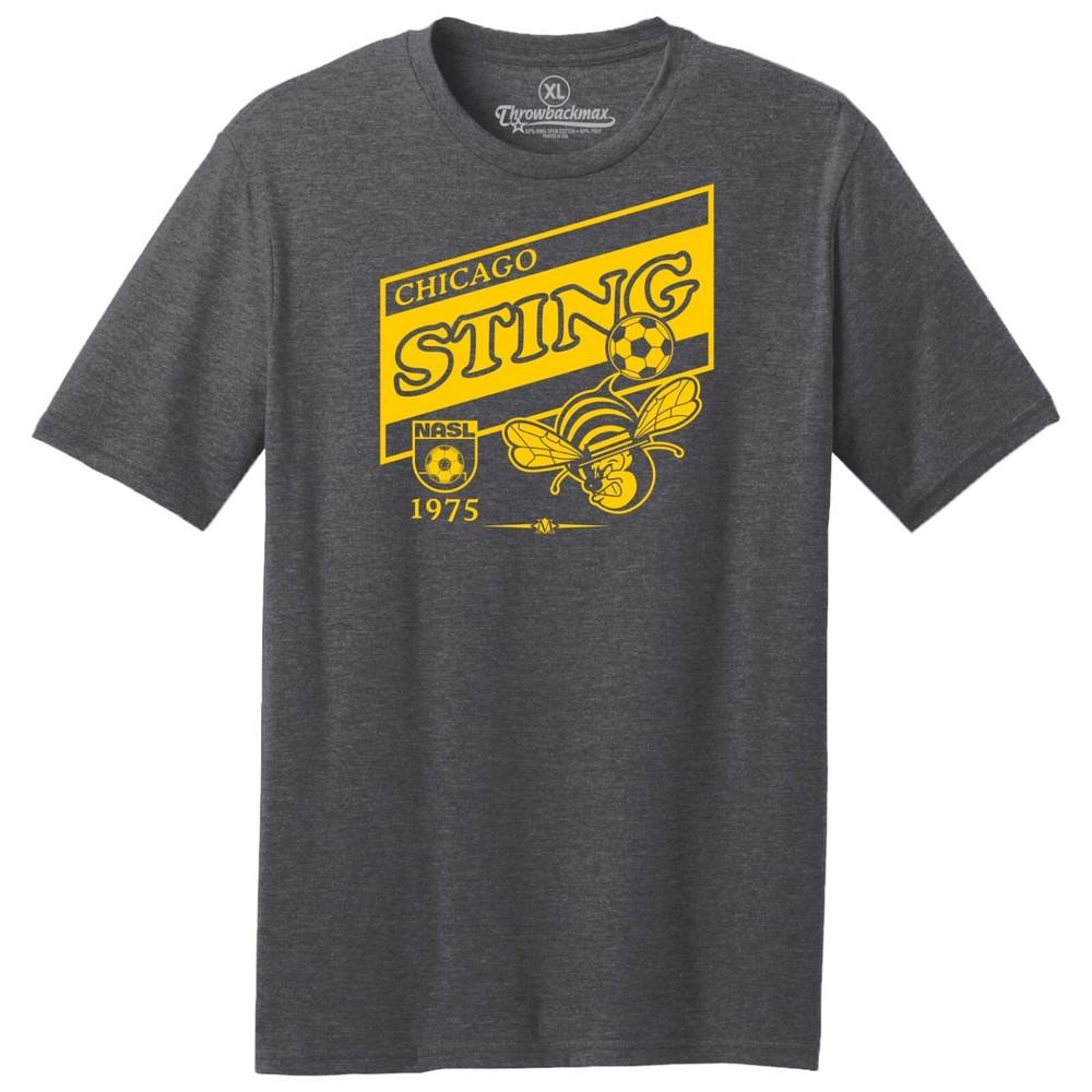 Chicago Sting 1975 Logo NASL Soccer TRI-BLEND Tee Shirt Unisex T-Shirt S