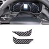 2x Real Carbon Fiber Cluster Panel Sticker Trim For Toyota Tundra -