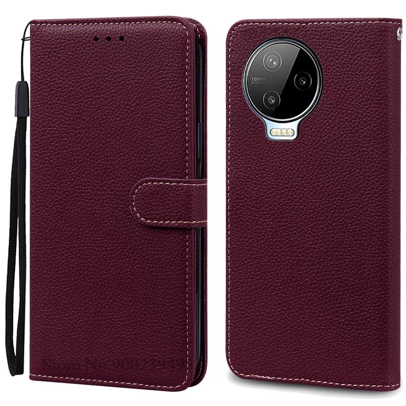 

Для Infinix Note 12 2023 чехол-кошелек кожаный флип-чехол для Infinix Note 12 2023 чехол X676C чехол для телефона Coque Fundas Bumper Infinix Note 12 2023 вино красного