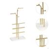 Tier Jewelry Tree Stand Display Multipurpose Iron Jewlery Tower Necklace Bracelet