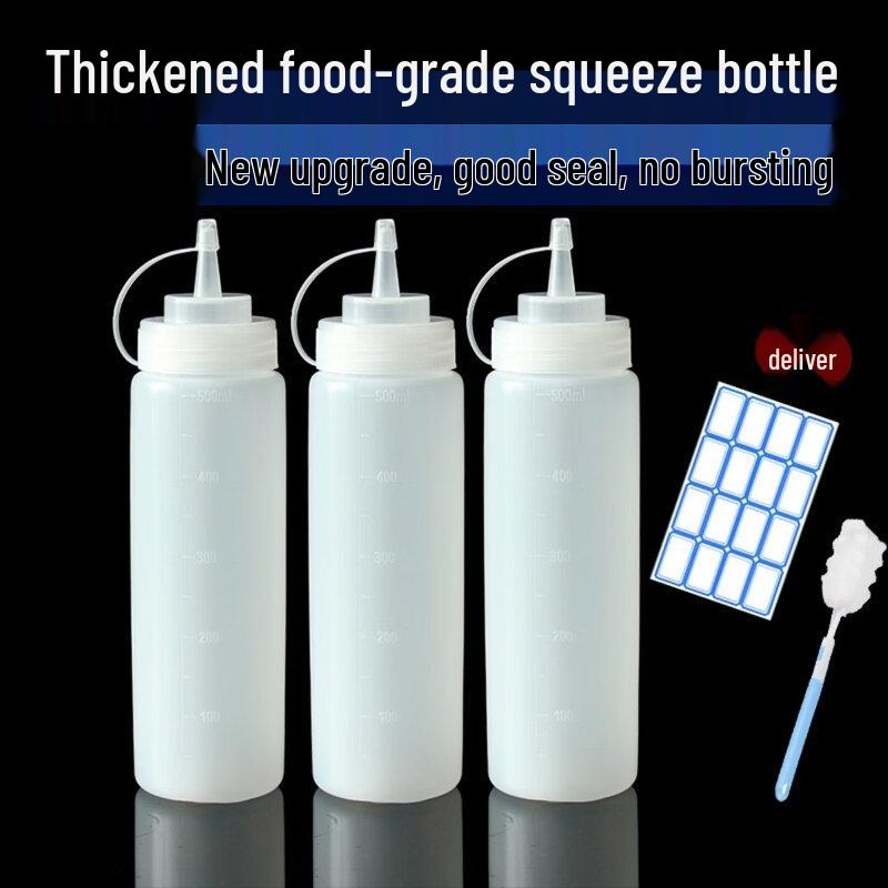 ZISIZ Plastic Squeeze Sauce Bottle