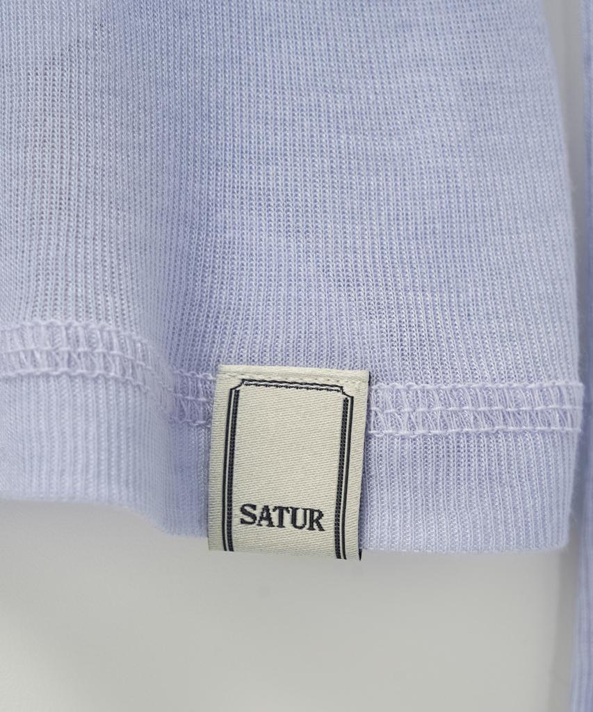 Seteo (W) Slim Fit Layered Long Sleeve Sky Blue