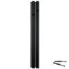 Wooden Clothes Hanger Lamele 98cm Module 12cm Black